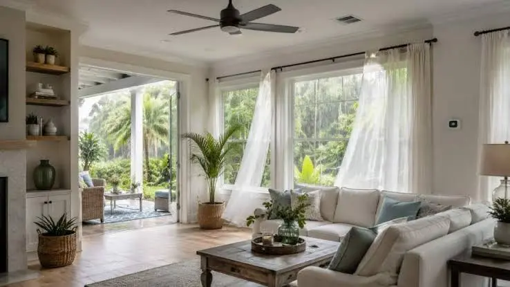 Controlling indoor humidity in a Miami home